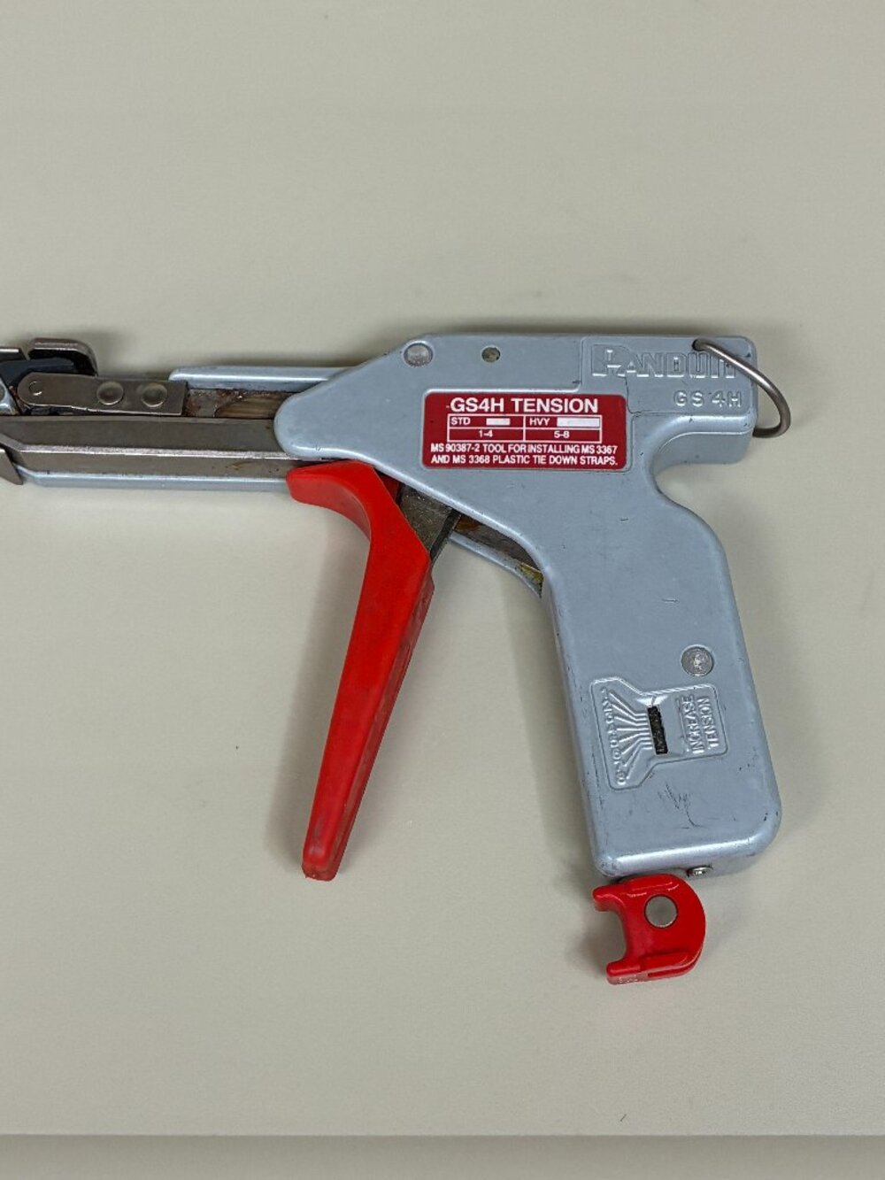 Panduit GS4H Cable Tie Tool - Tension & Cut-Off Tool MS90387-2 MIL-SPEC